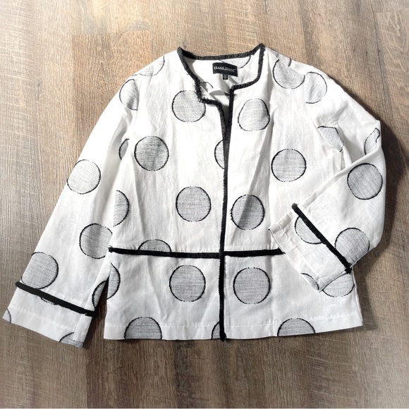 🇨🇦FRANK LYMAN Linen jacket size S - Picture 2 of 13